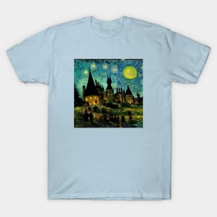 Starry Night Over Godric's Hollow T-Shirt